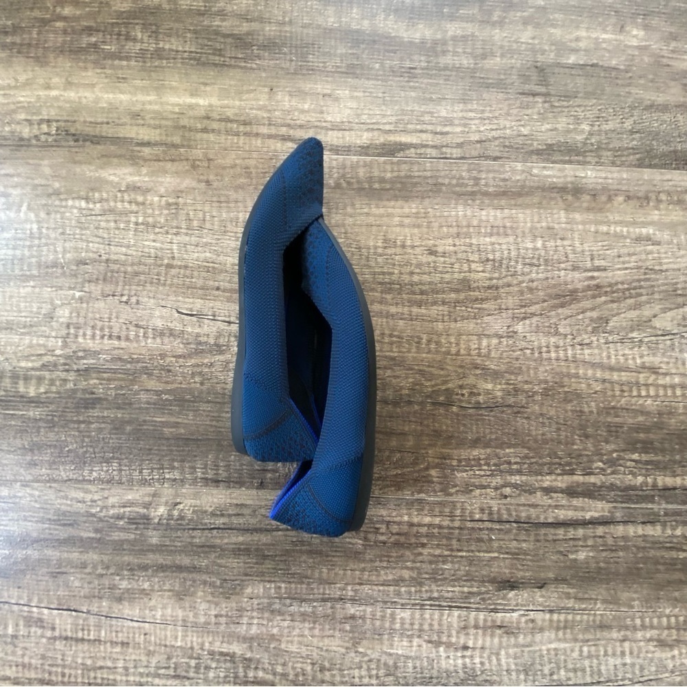 Rothy’s The Point Flat Lapis Python Blue Size 6.5… - image 8